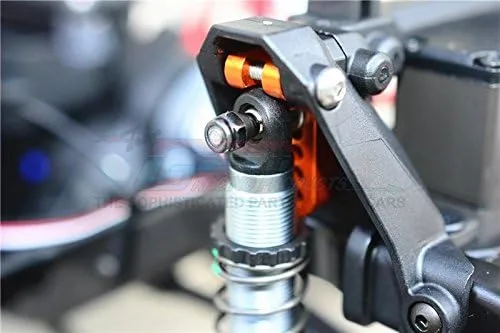 Miniatura 4 de GPM Para Traxxas TRX-4 Trail Defender Crawler piezas de actualización de aluminio ajustable delantero y trasero amortiguador montaje - 4 piezas