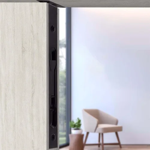 Miniatura 5 de Cerradura de puerta oculta, acero inoxidable 304 plateado 304 de 8 pulgadas de seguridad para puerta, cerradura de perno deslizante de puerta