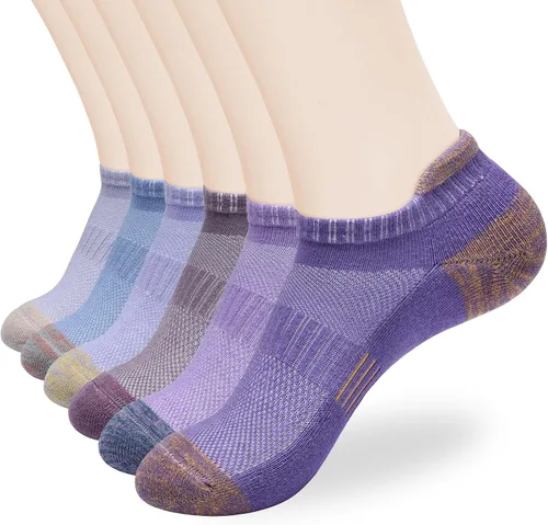 Miniatura 7 de ATBITER Ankle Socks Women's With Cushioned Athletic Running No Show Low Cut Tab Socks 6-Pairs