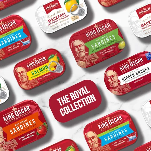Miniatura 9 de King Oscar Salmón Premium en Aceite de Oliva, Latas de 4.05 onzas (Paquete de 12, el Empaquetado Puede Variar), Salmón Sin Hueso y Sin Piel