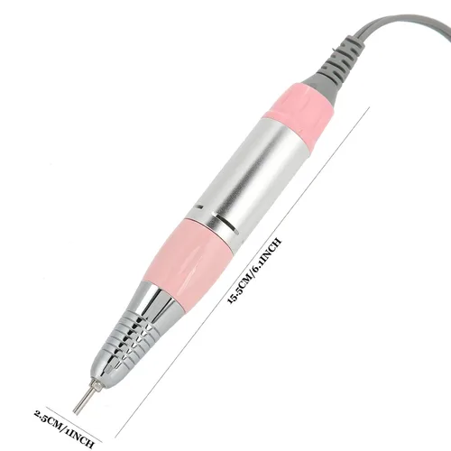 Miniatura 3 de Pluma de pulido y pulido de uñas de metal - Pieza de mano de repuesto para máquina de taladro de uñas
