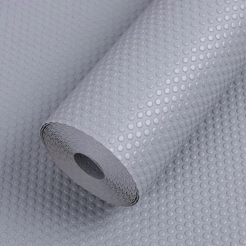 Miniatura 10 de Revestimiento de estante para armarios de cocina de 16 pulgadas: Alfombrilla impermeable para cajones de baño de 16" x 120 pulgadas blanca - Fácil