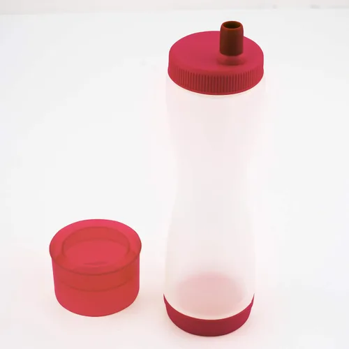 Miniatura 7 de Tovolo Flow Pen 2.0 con tapa extraíble dispensador de capacidad de 3 tazas, botella de masa fácil de apretar con válvula sin desorden para arte