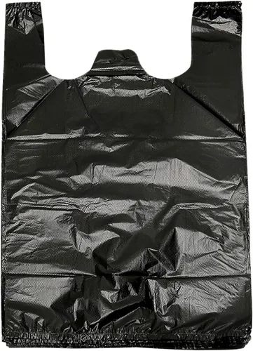 YYaaloa 100 bolsas de basura negras con asas – Bolsas de basura de plástico supergruesas de 1.8 mil de 14 x 22 pulgadas para oficina, picnic,