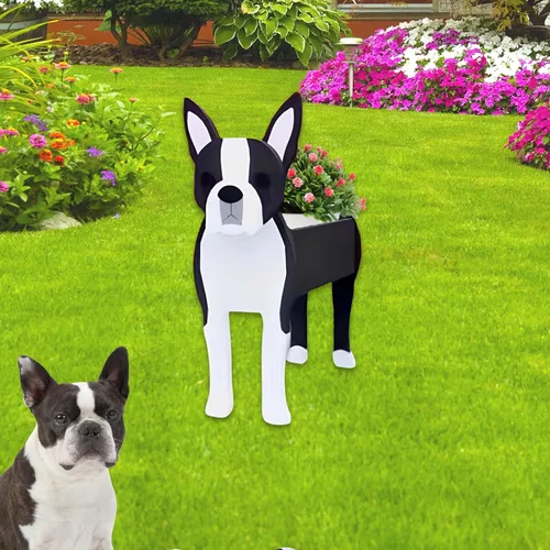 Miniatura 13 de Maceta de Perro English Springer Spaniel, Macetas de Plantas, Bonita Maceta de Jardín para Perros, Macetas de Perro Regalos de Cumpleaños
