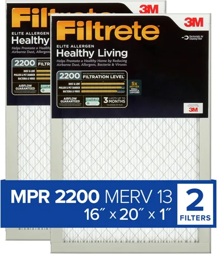 Filtro para vida saludable Filtrete Prémium, EA00-2PK-6E