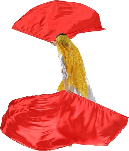 Miniatura 13 de Set de Banderas de Adoración MUNAFIE (2 Banderas + 2 Varillas Telescópicas + 1 Bolsa de Almacenamiento), banderas de adoración para danza en la Azul
