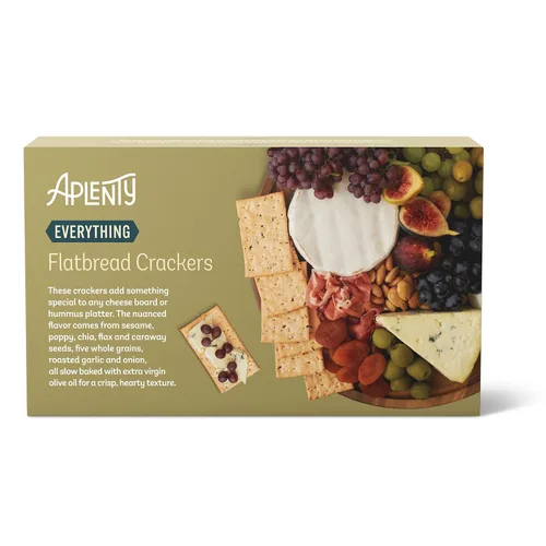 Miniatura 4 de Aplenty, Everything Flatbread Crackers, 4.4 oz