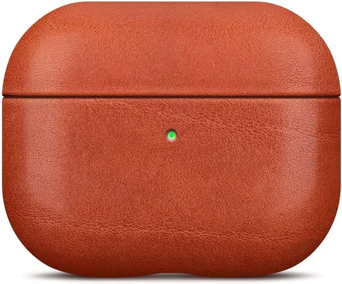Miniatura 21 de LOPIE Funda compatible con AirPods 3 (lanzado en 2021), funda de cuero vegano estilo fibra de carbono con kit de clip y limpiador, funda protectora