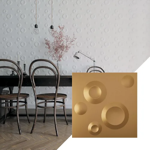 Miniatura 30 de Ekena Millwork WP12X12COWH Cole EnduraWall - Paneles decorativos de pared 3D de 11 7/8 pulgadas de ancho x 11 7/8 pulgadas de alto, color blanco
