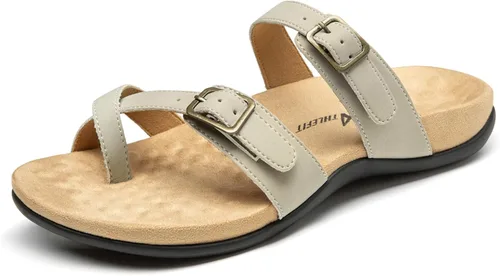 Miniatura 11 de Athlefit Sandalias ortopédicas para mujer con soporte de arco ajustable y cómodas para caminar