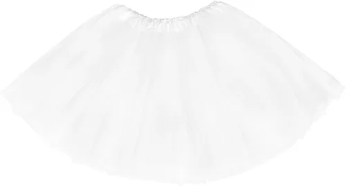 Miniatura 12 de Century Star Tutú de 4 capas para niñas pequeñas, faldas de ballet de tul para baile de princesa, esponjoso, para fiestas de cumpleaños de 2 a 8 años