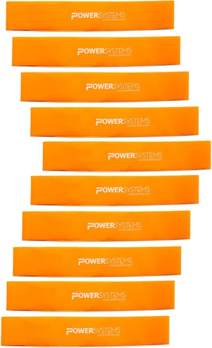 Miniatura 12 de Power Systems Versa Loops Commercial Grade Resistance Bands 10 Pack Color Coded Exercise Loop Bands for Strength Training Physical Therapy Home Gym