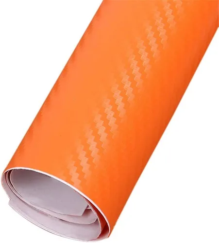Miniatura 8 de Película de vinilo de fibra de carbono 3D de 50 pulgadas x 4 pulgadas, impermeable, para auto, color negro