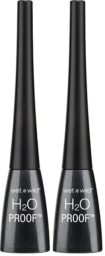 Miniatura 9 de Wet n Wild H2O Proof Delineador Líquido de Ojos, Impermeable y a Prueba de Manchas, Definición de Larga Duración, Aplicador de Cepillo Preciso