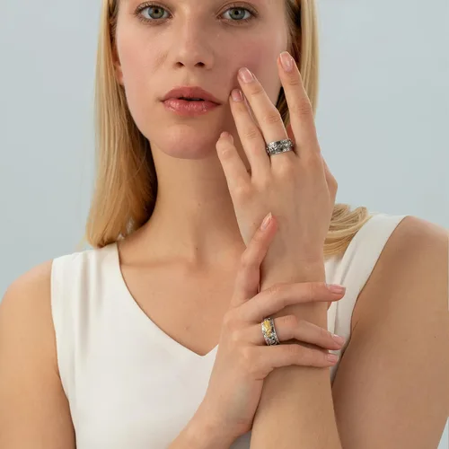 Miniatura 6 de Vikeney 2 anillos ajustables de mantra Feng Shui Pixiu para hombres y mujeres, amuleto budista de la suerte, mantra, protección cuádruple, riqueza