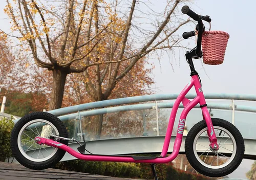 Miniatura 7 de MEGHNA Mini cesta tejida para bicicleta para manillar de bicicleta para niña y niño para scooter, varios colores Rosa
