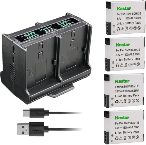 Miniatura 8 de Kastar Quadruple Battery Charger Compatible with Panasonic Lumix DMC-TZ60, Lumix DMC-TZ61, Lumix DMC-TZ70, Lumix DMC-ZS27, Lumix DMC-ZS30 DMC-ZS30K