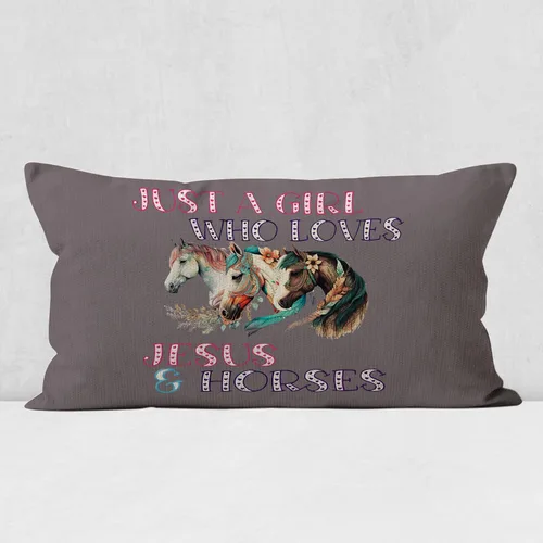 Miniatura 6 de Mancheng-zi Funda de almohada de caballo de 18 x 18 pulgadas, almohada de caballo para niñas, decoración de caballo para dormitorio, habitación