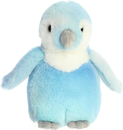Aurora® Adorable Mini Flopsie™ - Animal de peluche de pingüino bebé, facilidad lúdica, compañeros atemporales, arco iris, 8 pulgadas