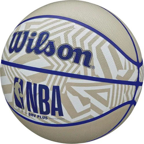 Miniatura 3 de Wilson NBA DRV Plus Dazzle Camo Balón de Baloncesto para Exteriores - Beige/Azul, Talla 7-29.5" Dazzle Camo Beige/Azul