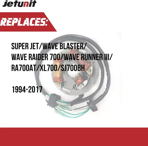 Miniatura 4 de Estátor para Yamaha Jetski 6R8-85560-10-00,62T-85560-00-00,6R7-85560-10-00 Wave Raider 700 /Wave Venture 700 /SuperJet 700 /Wave Blaster 700 /Wave