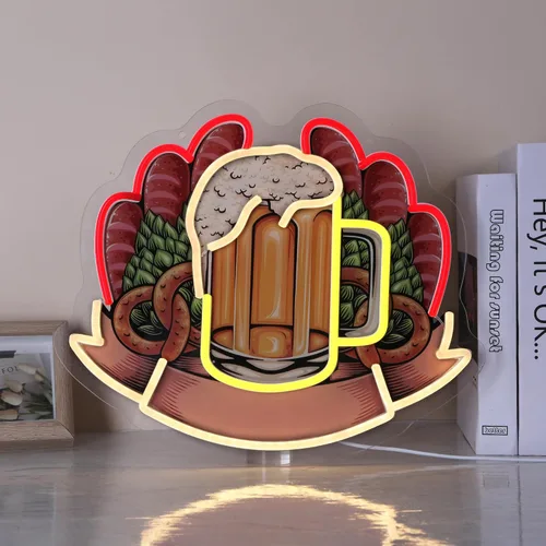 Miniatura 18 de Adorable letrero de neón de helado LED para decoración de pared, luz USB y batería para habitación de niños, dormitorio, sala de juegos, regalo
