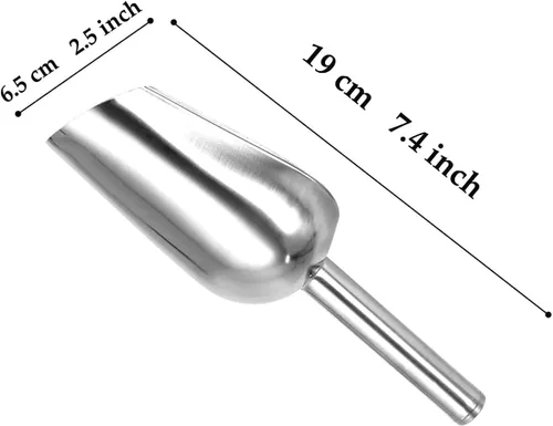 Miniatura 4 de Pinzas y cucharas de hielo Sweet Candy Buffet (plata-1 juego)