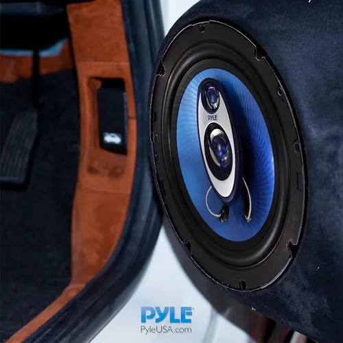 Miniatura 5 de Pyle 6.5" Sistema de altavoces de sonido de 3 vías - 180 W RMS/360W de manejo de potencia con impedancia de 4 Ohm y tweeter piezo de 3/4