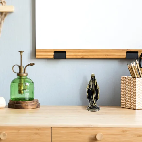 Miniatura 7 de Estatua de la Virgen María, Estatua Católica de la Bendita Madre para Decoración de Coche, Hogar, Oficina, Mesa, Adornos para Salpicadero de Coche