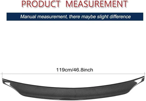 Miniatura 7 de Alerón trasero del tronco de fibra de carbono para Audi S5 B8/B8.5 Coupe 2Door 2008-2017 Highkick Trunk Lid Spoiler Wing Lip Boot Lid Factory Outlet