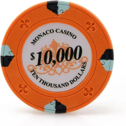 Miniatura 3 de Versa Games Monaco Casino - Fichas de póquer de arcilla en 0.48 oz - Paquete de 50 - (elegir color)