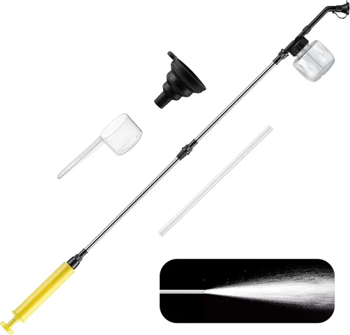 Qualirey Polvo de tierra de diatomeas, dispensador aplicador de polvos de jardín de 8.5 fl oz, dispensador de polvo, aplicador de polvos para el