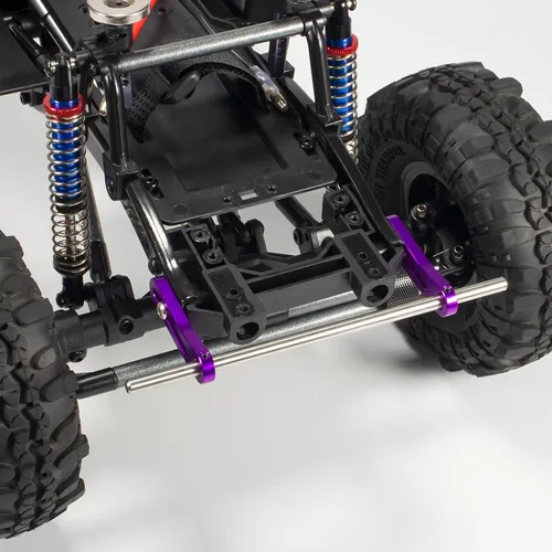 Miniatura 4 de AMK Parachoques RC de aleación de aluminio modular 1/10 RC Crawler parachoques delantero trasero Bull barras para 1/10 RC Crawler LCG Rigs construye