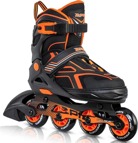 Miniatura 16 de 2PM SPORTS - Patines en línea ajustables Torinx verde para niños, patines divertidos para principiantes para niños, jóvenes, niñas, hombres