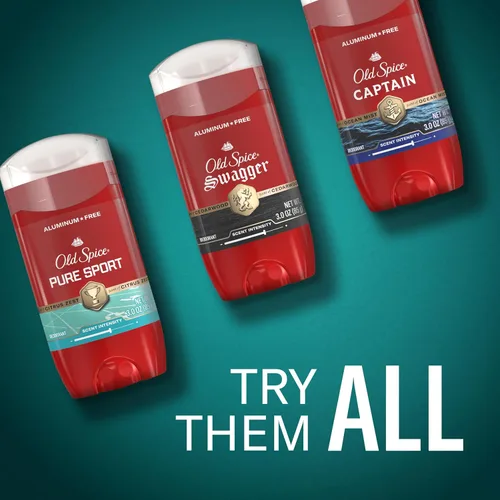 Miniatura 12 de Old Spice Desodorante sin aluminio para hombres, protección contra el olor 24/7, frescura y aroma duradero 24/7, aroma Pure Sport con esencia