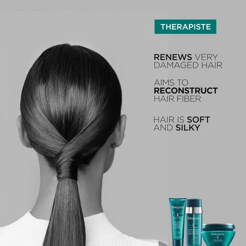 Miniatura 4 de Kerastase Resistance Bain Therapist Balm-in - Champú de calidad de fibra renovación de cuidado, 15 onzas