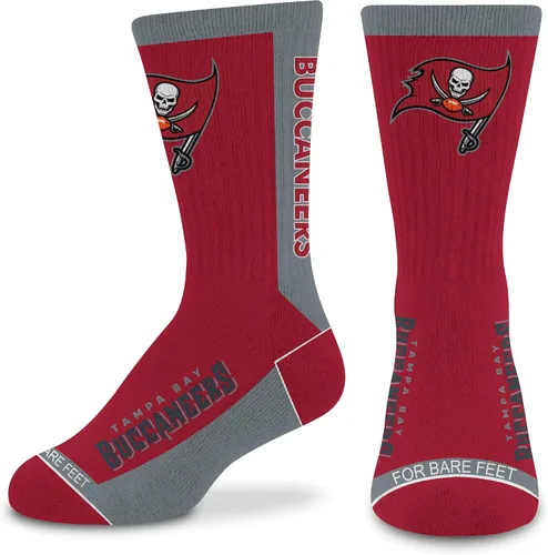 Miniatura 34 de For Bare Feet NFL - Calcetines unisex para niños de la NFL Mvp Crew