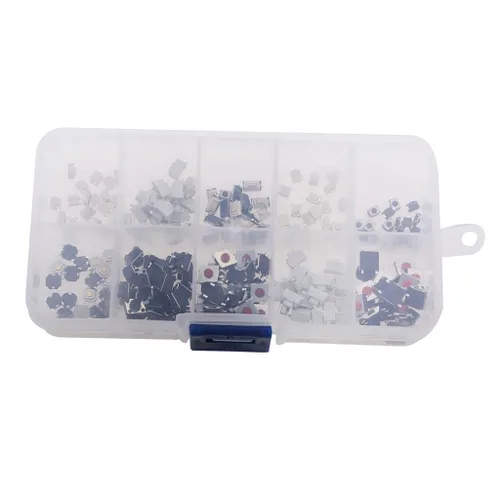 Miniatura 2 de 200pcs 10-Tipos Micro Touch Touch Botón Interruptor Botón