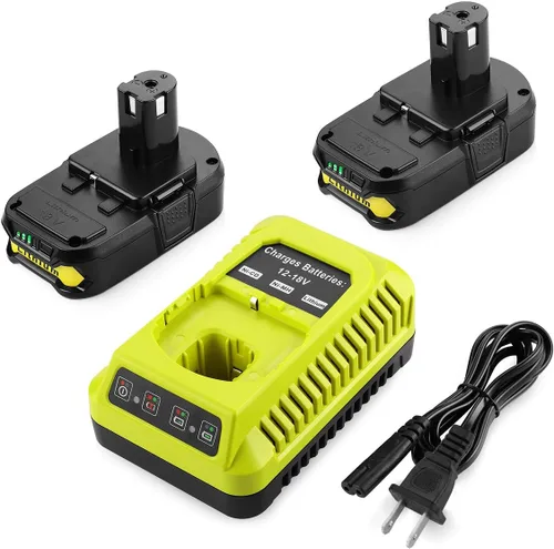 Miniatura 10 de energup Paquete de 2 baterías de repuesto de 3.8Ah para baterías Ryobi de 18 V P108 P104 P105 P102 P103 P122 P109