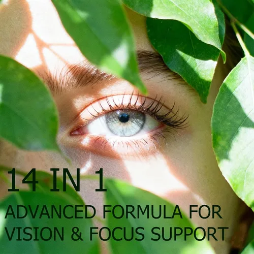 Miniatura 7 de Suplemento avanzado de vitaminas para los ojos 14 en 1 con luteína, zeaxantina, extracto de arándano y zinc para adultos, apoya la visión, la mácula