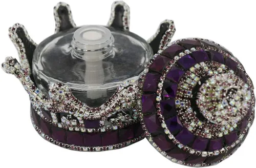 Miniatura 2 de Difusor de fragancia de automóvil con corona de cristal, soporte para botella de perfume, decoración interior del automóvil, hogar, oficina