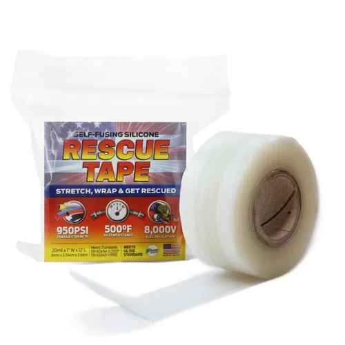 Bond It Cinta de rescate, de silicona autofusionable para emergencias de fontanería, reparación de tuberías y mangueras, aislamiento eléctrico,