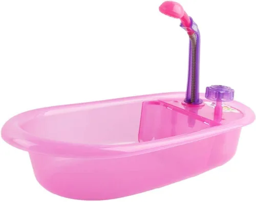 Miniatura 4 de deAO Juego de muñeca bebé, juego de muñeca de 13 pulgadas para hora del baño con spray de ducha funcional y accesorios para niños, muñeca bebé