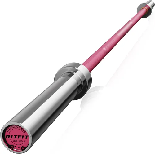 Miniatura 14 de RITFIT Olympic Barbell 4ft/6ft - 2 Inch Weight Bar for Strength Training, Weightlifting, Squat, Deadlift, Bench Press, Curl, Overhead Press