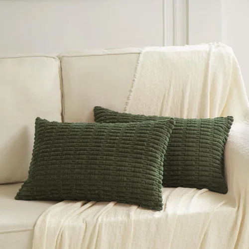 Miniatura 70 de Fancy Homi - Paquete de 2 fundas de almohada decorativas estilo bohemio de 16 x 16 pulgadas para sala de estar, sofá, cama, funda de cojín cuadrada