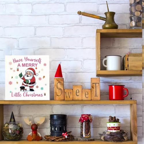 Miniatura 6 de HEYBIG - Regalos de Navidad, ten una Feliz Navidad para mujeres, hermana, hija, para amigos, mejores colegas, regalos para el hogar, baño, oficina