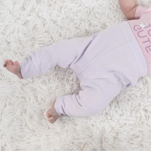 Miniatura 5 de The Peanutshell 5 Pack Baby Girl Pants Set - 100% Cotton Toddler Pants for Girls, 0-24 Months for Toddlers & Babies - Pastel