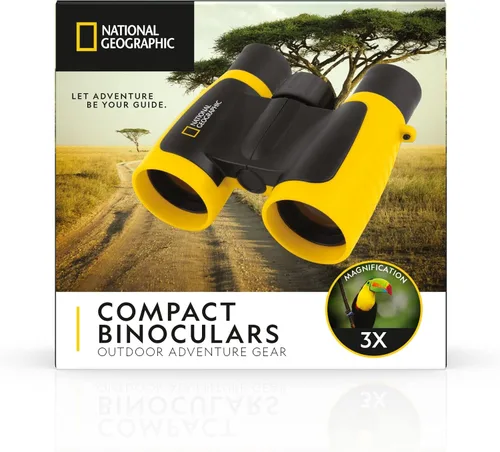 Miniatura 9 de National Geographic - Prismáticos ligeros reales de 3 x 30 pulgadas para niños, educación, observación de aves, senderismo, campamento y aventuras