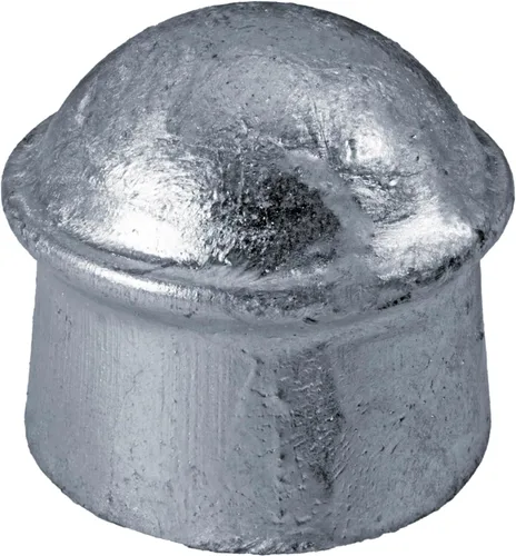 Tapa de poste de valla de eslabones de cadena de 1-3/8 pulgadas, uso para poste/tubería de 1-3/8 pulgadas de diámetro exterior, acero prensado